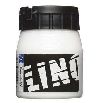 Linoleumsfarge 250 ml - Hvit